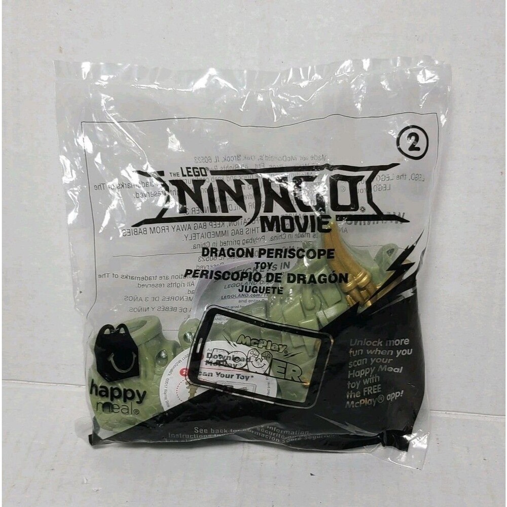 Lego Ninjago Movie Green Ninja Mech Dragon 2017 Extendable Periscope - NEW